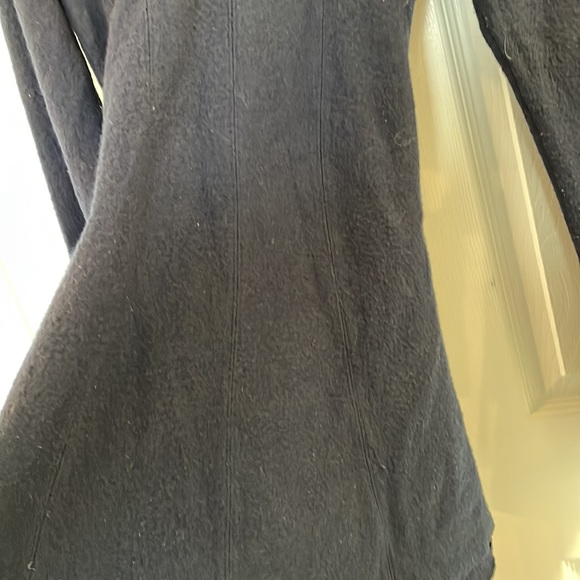 Guinevere x Anthro LS Cardigan SWEATER Wrap WITH BELT Navy Blue Size Small - Picture 8 of 11